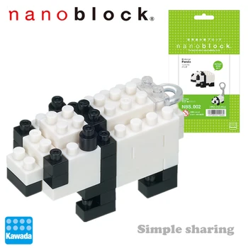 

Nano Block minianimaru Panda NBS _ 002 miniature diamond building block adult construction toy NBS-002 Mini Animal Panda NEW