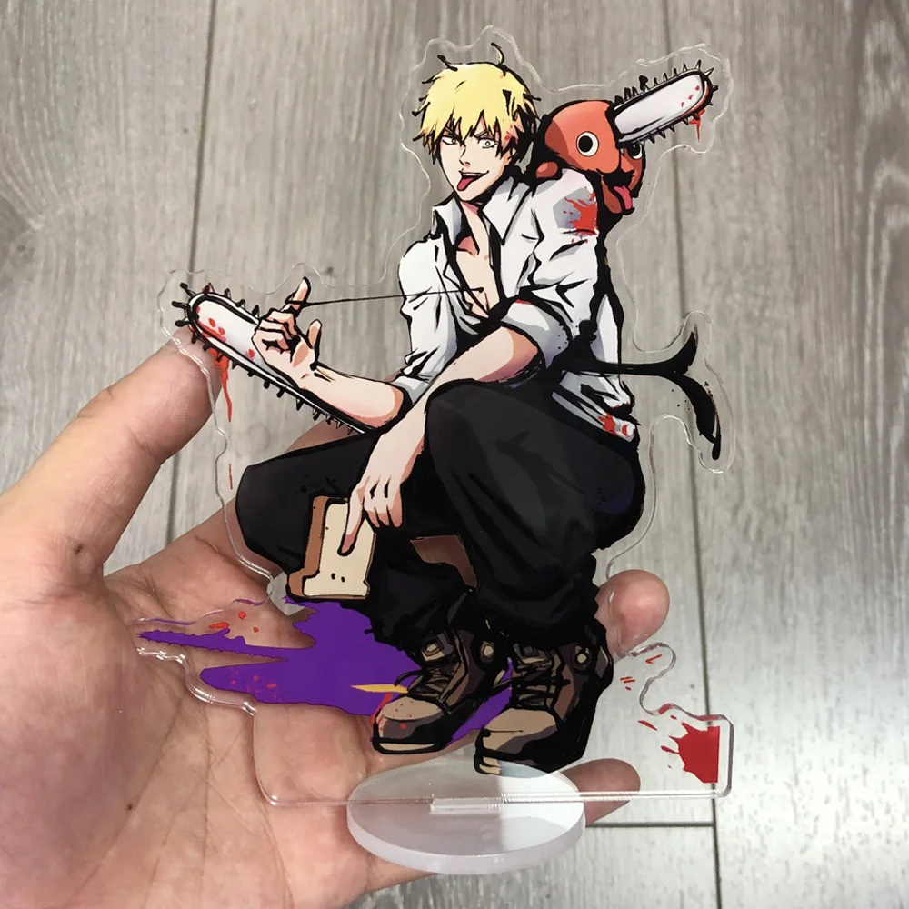 Anime Chainsaw Man Action Figure Stand  Chainsaw Man Makima Denji - Anime  Man Figure - Aliexpress