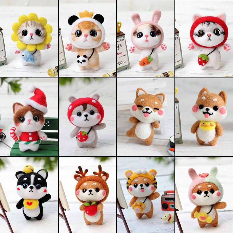 Кукла MIUSIE Fashion Custom шерсть войлок сделай сам не готовый набор для рукоделия игл