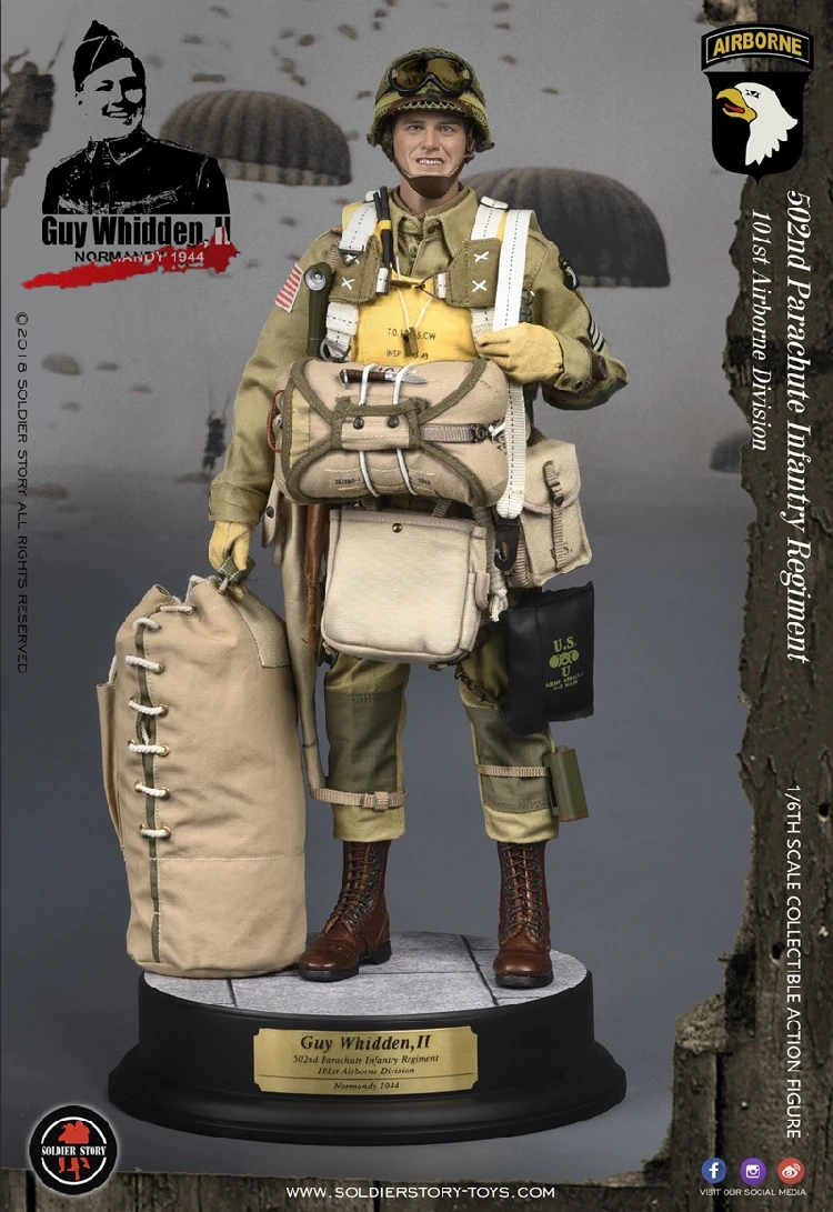 SS110 1/6 масштаб мужской Solider Второй мировой войны 101ST дивизии воздуха GUY WHIDDEN II полный набор фигурка модель для поклонников подарки