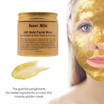 

24K Gold Face Mask Collagen Facial Mask Mud Moisturizing Pore Strip Peeling Nose Mask For Skin Cares Washable Mask
