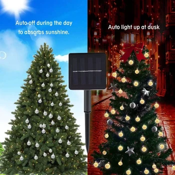 

30 50 60 String Light Outdoor Waterproof Fairy Lights Garland Ball Bulbs Garden Patio Wedding Christmas Decoration Light Chain