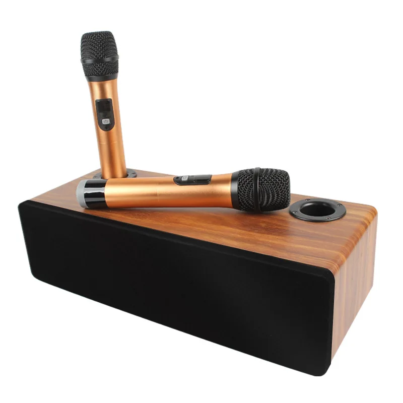 Update Mic version Джимми двойной микрофон беспроводной микшер аудио профессиональный bluetooth динамик усилитель микрофона для караоке ТВ компьютер конференц - Цвет: Update Mic version