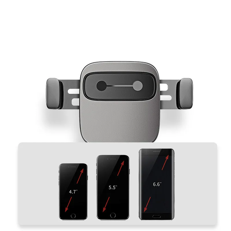 Small Square Gravity Bracket Car Phone Holder Mobile Phone Navigation Car Car Outlet