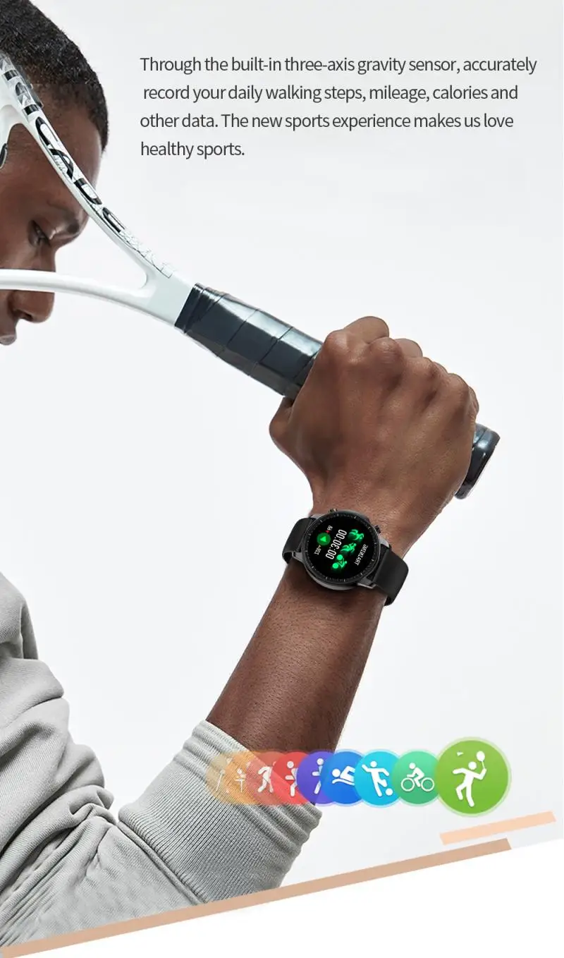 2021 V23 Smart Watch Full Touch Screen IP67 Waterproof Heart Rate Blood Monitor For IOS Android Sport Smart Watch Smart Band