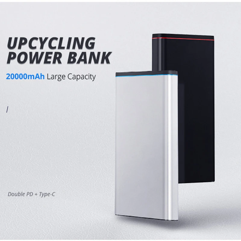 Band New 20000 mAh power Bank PD+ QC3.0 18W быстрая зарядка светодиодный цифровой дисплей Портативный внешний аккумулятор power bank для Xiaomi