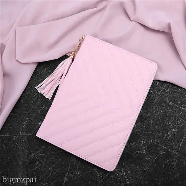Pink Роскошный 3D Модный чехол из искусственной кожи для ipad Air 1 планшеты складной Стенд Книга Флип защитный чехол для ipad Air 2 ipad 6 Чехол - Цвет: Pink