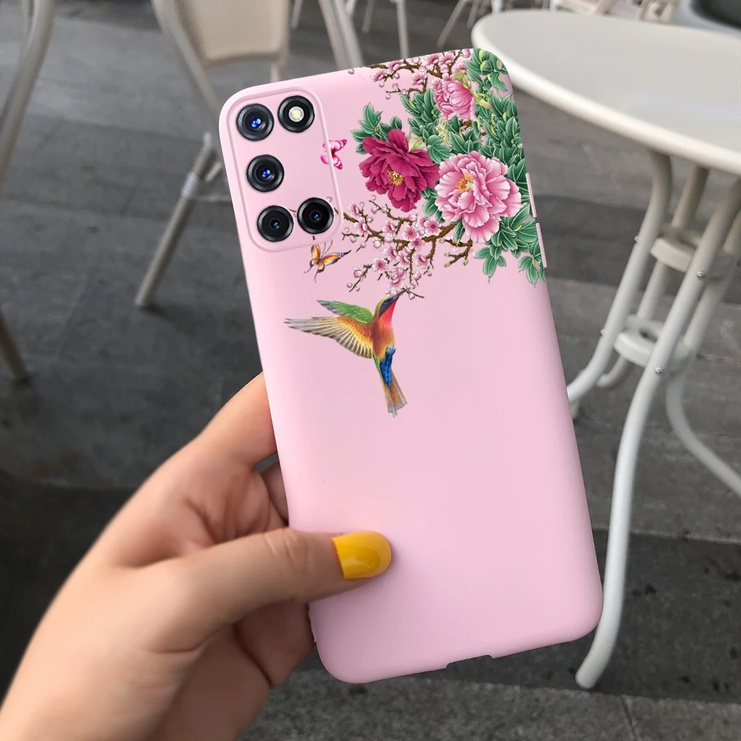 Phone Case For OPPO A52 Case Oppo A72 A92 Silicone Flower Cloud Prnited Back Cover For oppoA52 A 52 72 A92 TPU Bumper Shell Bags cases for oppo cases Cases For OPPO