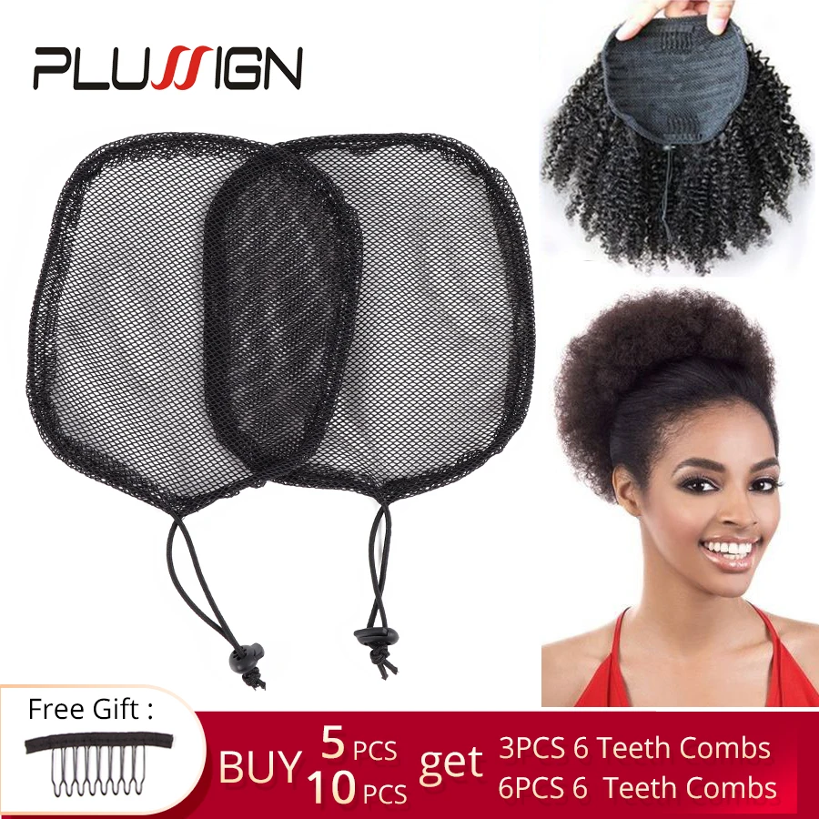 Cheap 1pcs Lot Black Hair Net For Making Ponytail And Hair Buns