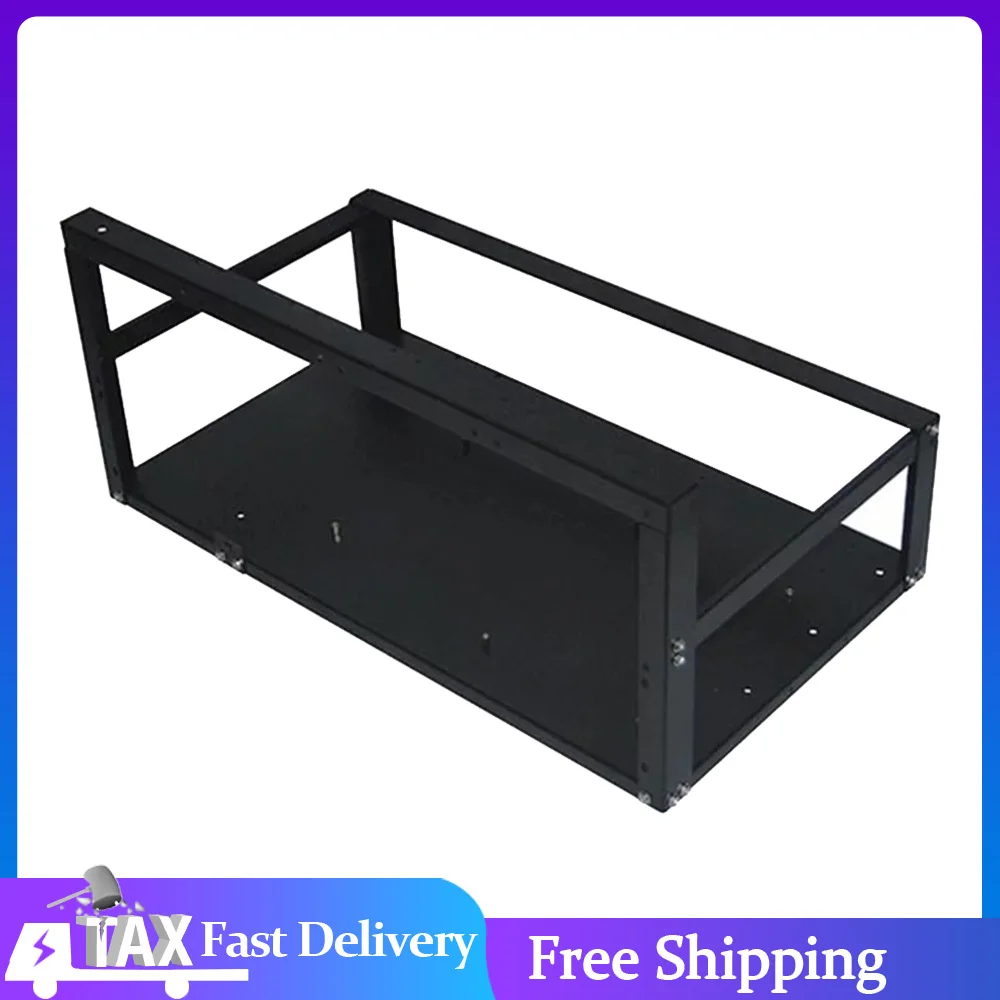 Impilabile Open Mining Rig Frame Mining Eth/Etc/Zec Ether Accessori Per 6/8 Gpu Crypto Coin Bitcoin Rack Solo Nuovo