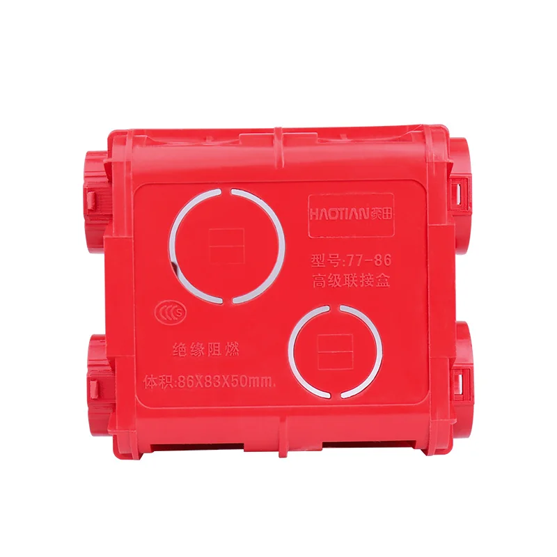 Wall Plate Adjustable Internal Cassette Mounting wifi touch switch usb socket Box Plastic Materials For 86 Type Standard