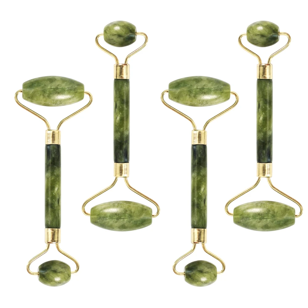 Нефритовый роликовый массажер для лица Товары похудения Шея тела гуаша Прямая