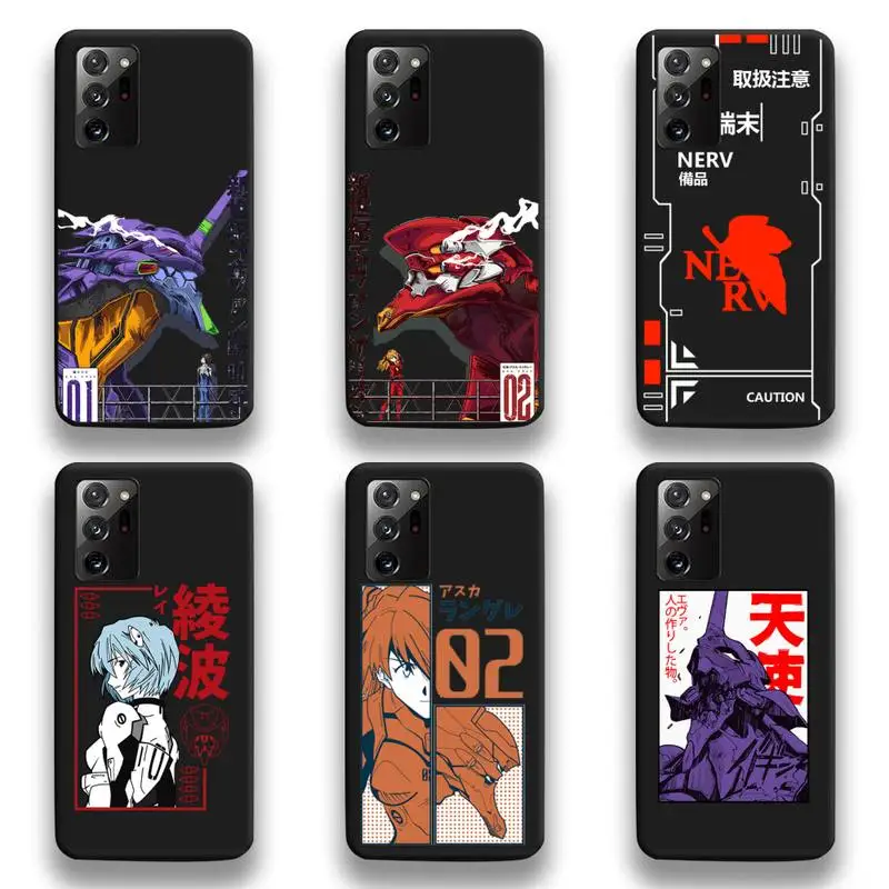 Чехол для телефона аниме E-evangelion V-eva A-genesis Samsung Galaxy Note20 ultra 7 8 9 10 Plus lite M51 M21 M31S J8 2018 Prime