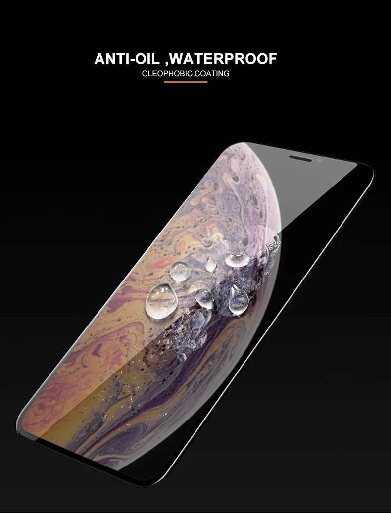 Swalle 100 шт ультратонкое закаленное стекло для iPhone 11 pro XS MAX XR 8 7 6S Plus защита экрана 9D 9H Защитная стеклянная пленка