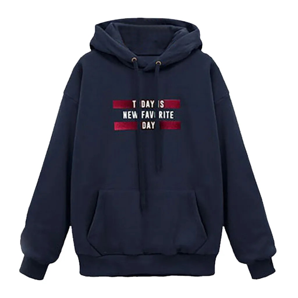 

Fashion Sweatershirt Women Long Sleeve Hoodie Today is New Sweatershirt Drawstring Tops blouse and shirts for women aug 10