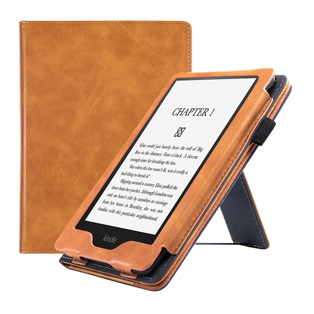 Luxury Case for Kindle Paperwhite 6.8 inch M2L3EK Hand Strap Cover  Signature edition Ereader Auto Sleep Funda - AliExpress