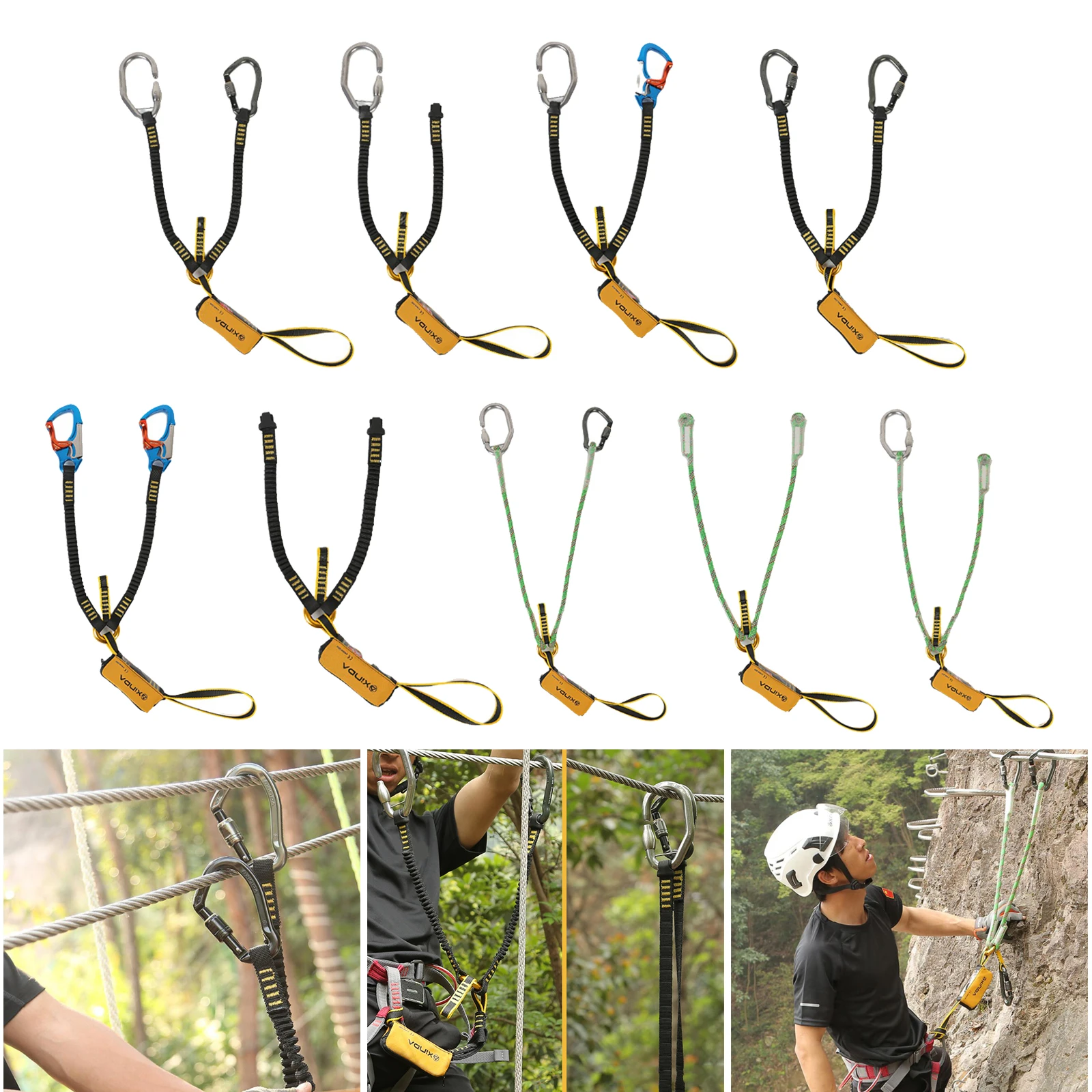 Details about   Strong Lanyard Elastic Harness Construction Sling Belt Protective Rope Cord 