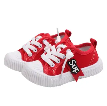 

New Autumn Spring Kids Canvas Sport Sneakers Children Antislip Soft Sneakers Girls Boys Toddler Shoes Cute Running Shoes