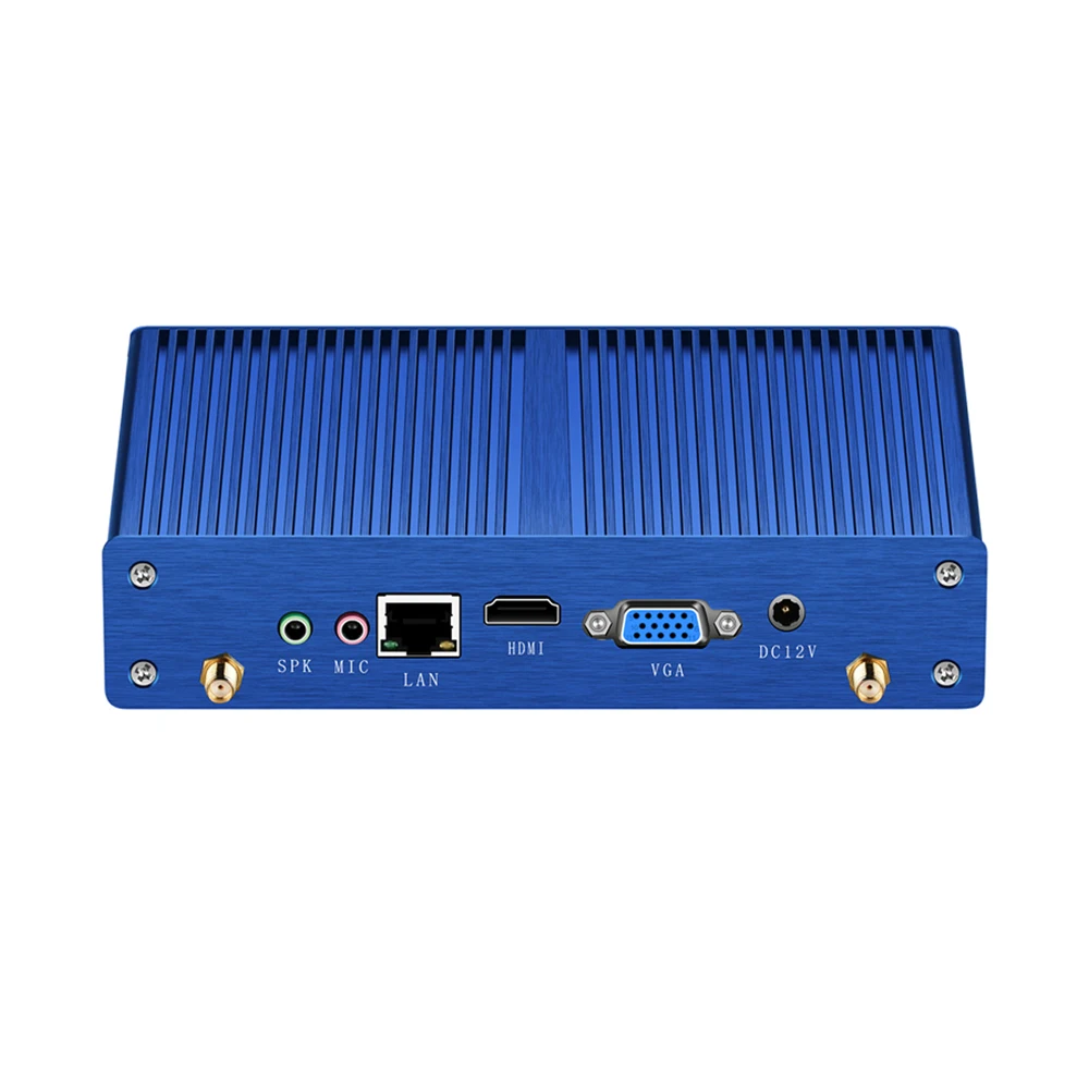Безвентиляторный мини ПК Celeron N2830 J1800 J1900 Windows 10 настольный компьютер 2 * HDMI N2807 DDR3L HTPC