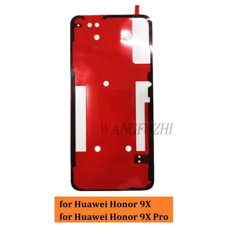 WANGFUZHI наклейка на заднее стекло для huawei Honor 9X 9X Pro; задняя крышка наклейка Запасная часть