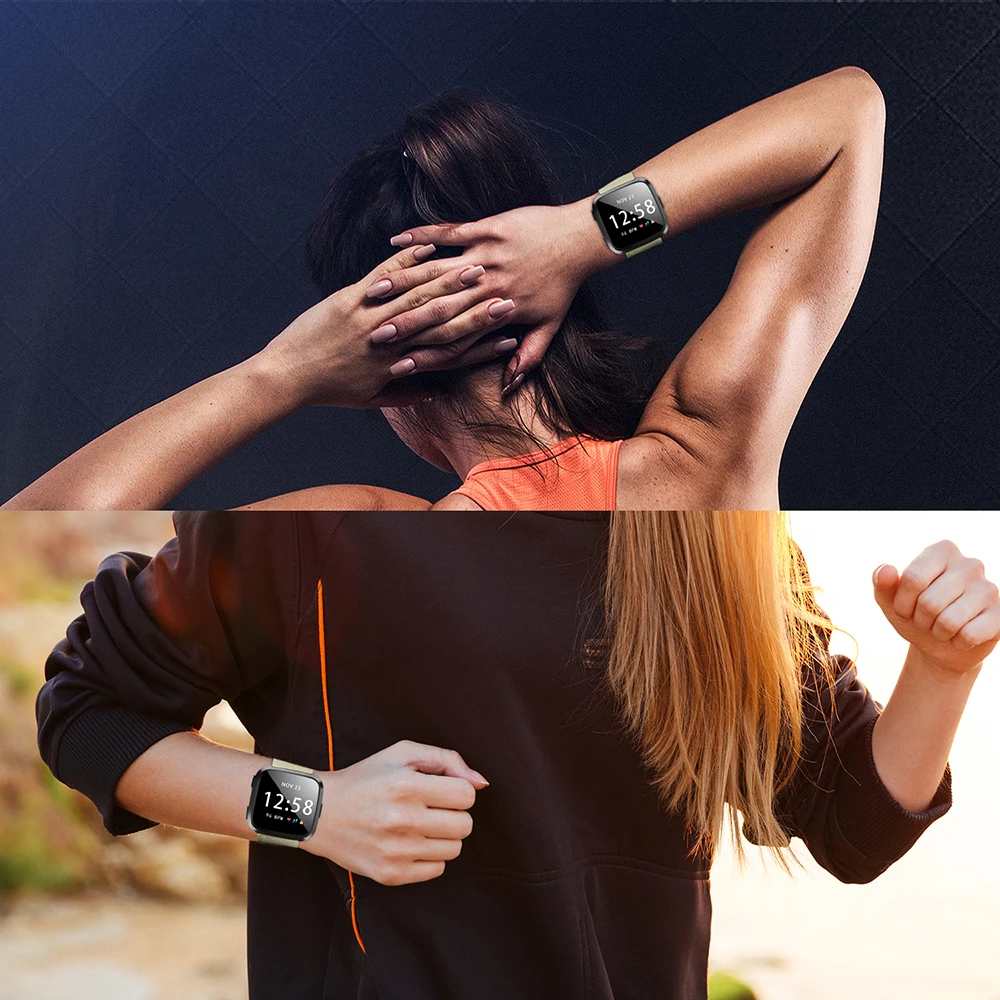 10 цветов для Fitbit versa 2 ремешок силиконовый ремешок для Fitbit versa lite напульсники спортивный дышащий браслет умные часы