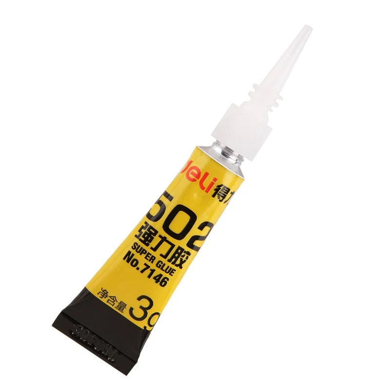 3 шт. Deli Super Liquid 502 клей для дома и офиса мгновенная быстрая сушка Стекло Металл