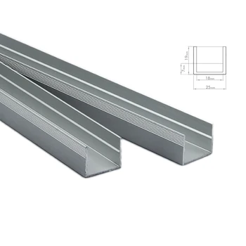 

LEDLUX BA2519 Raceway profile bar aluminum floor recessed useable waterproof 1 meter