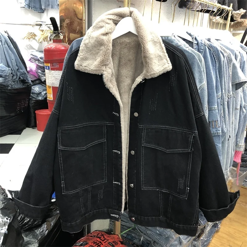 Jackets Cotton Winter Lamb Wool Plush 