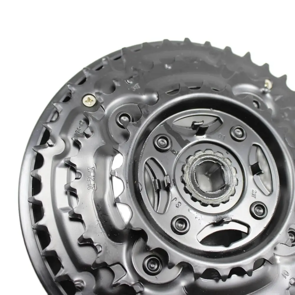 PROWHEEL 7/8/9 скоростной набор кривошипов для MTB велосипеда 24/34/42T 170 мм Полый зуб