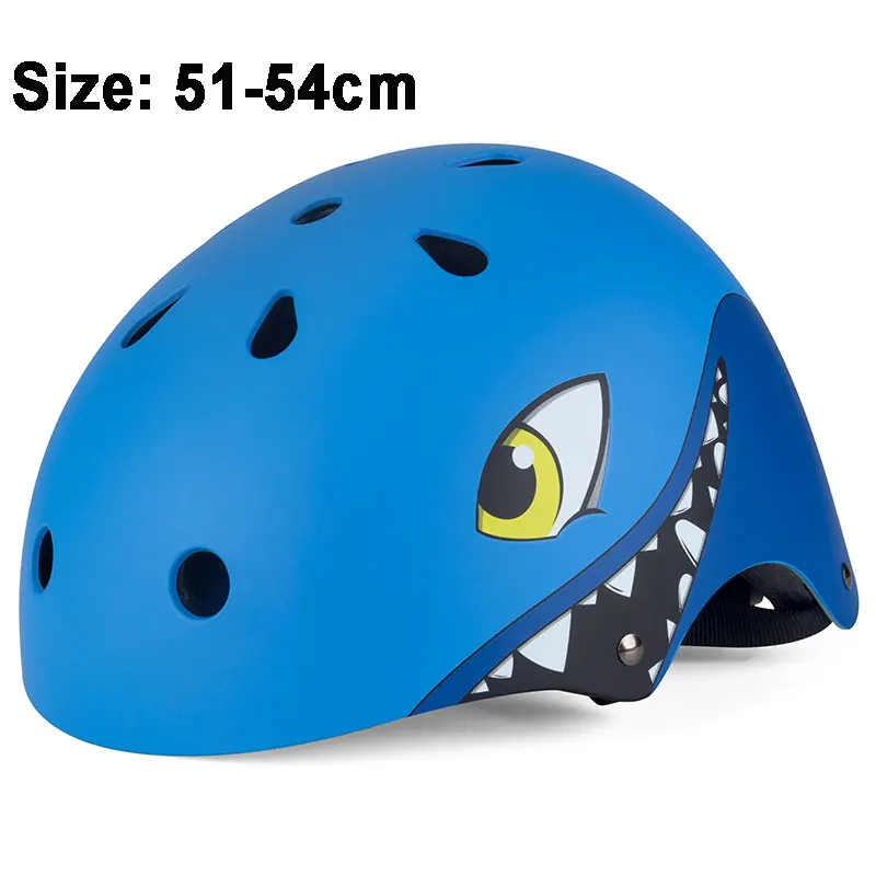 Детский велосипедный шлем, Детский велосипедный шлем, безопасный Детский велосипедный шлем для мальчиков и девочек, уличный спортивный шлем из дышащего поликарбоната+ EPS, ультралегкий - Цвет: P-699-blue