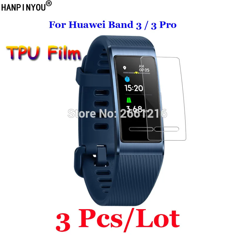 3 шт./лот для Huawei Band Pro Band3 3pro умные часы с полным покрытием мягкая пленка из ТПУ