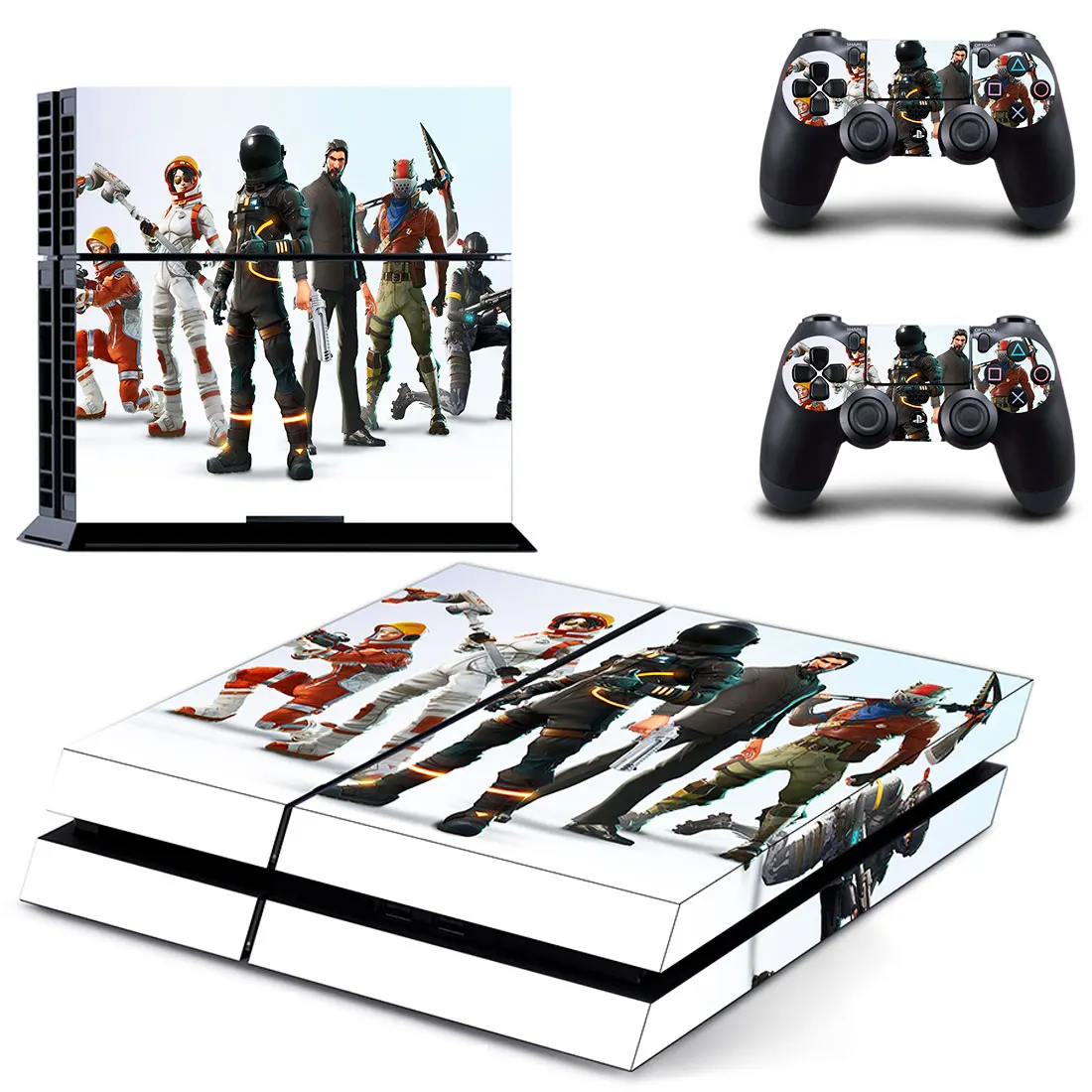 

Cool Anime Style Decal Skin Sticker for PS4 Playstation 4 Console Film + 2Pcs Controllers Protective Cover DPTM2353