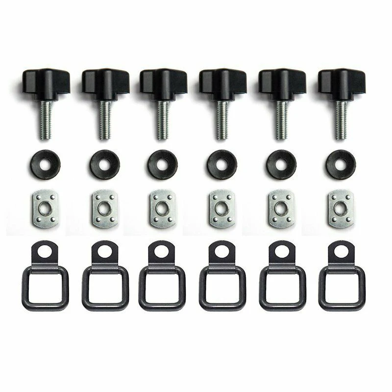 Hardtop быстроразъемный шуруп D Rings комплект для Jeep Wrangler CJ YJ TJ JK JKU|Люк в крыше откидной