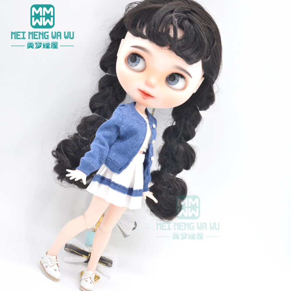 Blyth Кукла одежда свитер комплект футболка мини-юбка для Azone OB23 OB24 1/6 Аксессуары