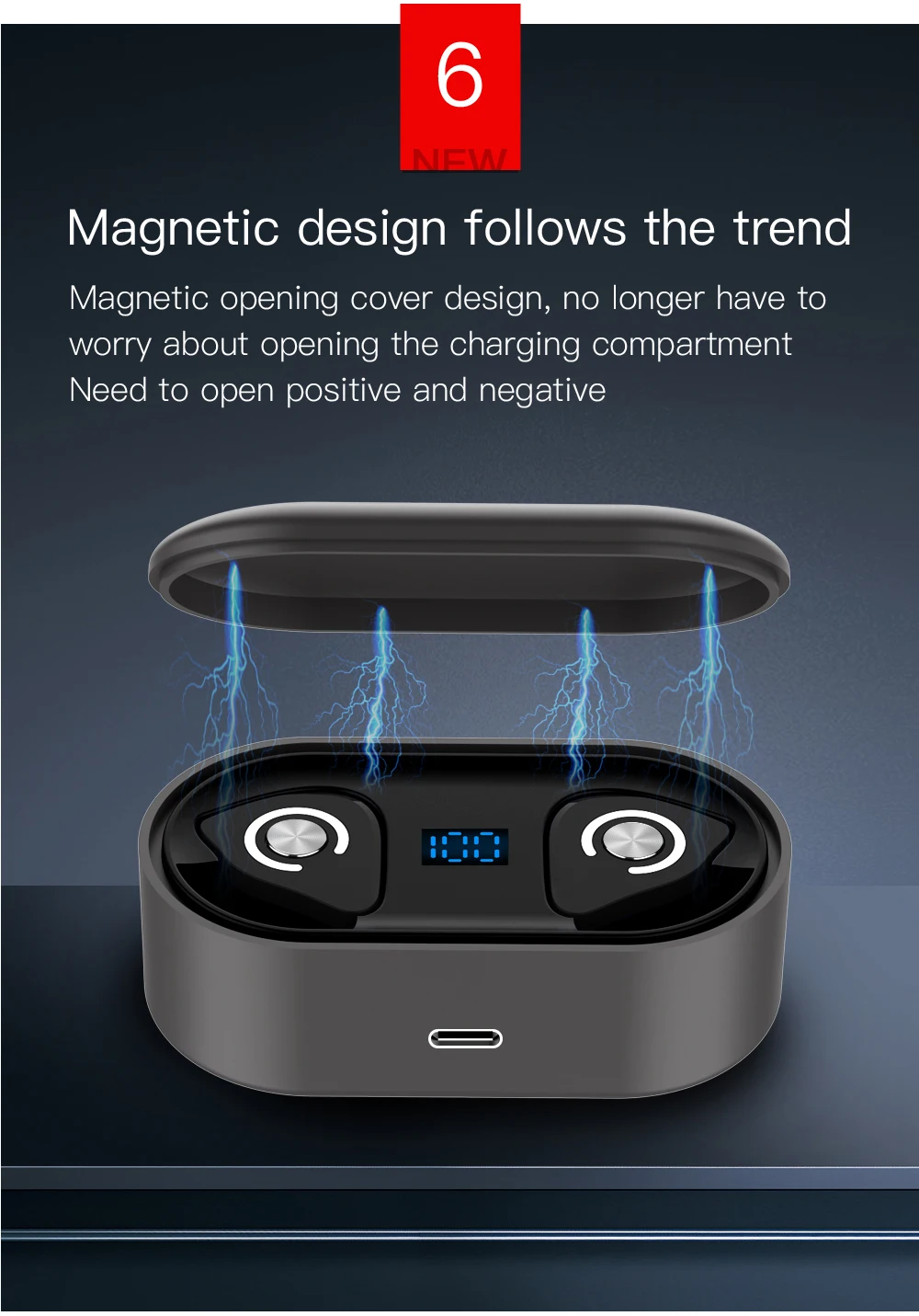Ubeamer TWS-M9 V5.0 Bluetooth наушники мини настоящая Беспроводная гарнитура стерео бас Bluetooth с микрофоном гарнитура тип-c