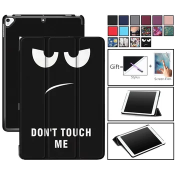 

For iPad 10.2 2019 Case for Apple iPad 7 7th Generation A2200 A2198 A2232 Smart Cover Funda Magnetic Folding Stand Shell + Film