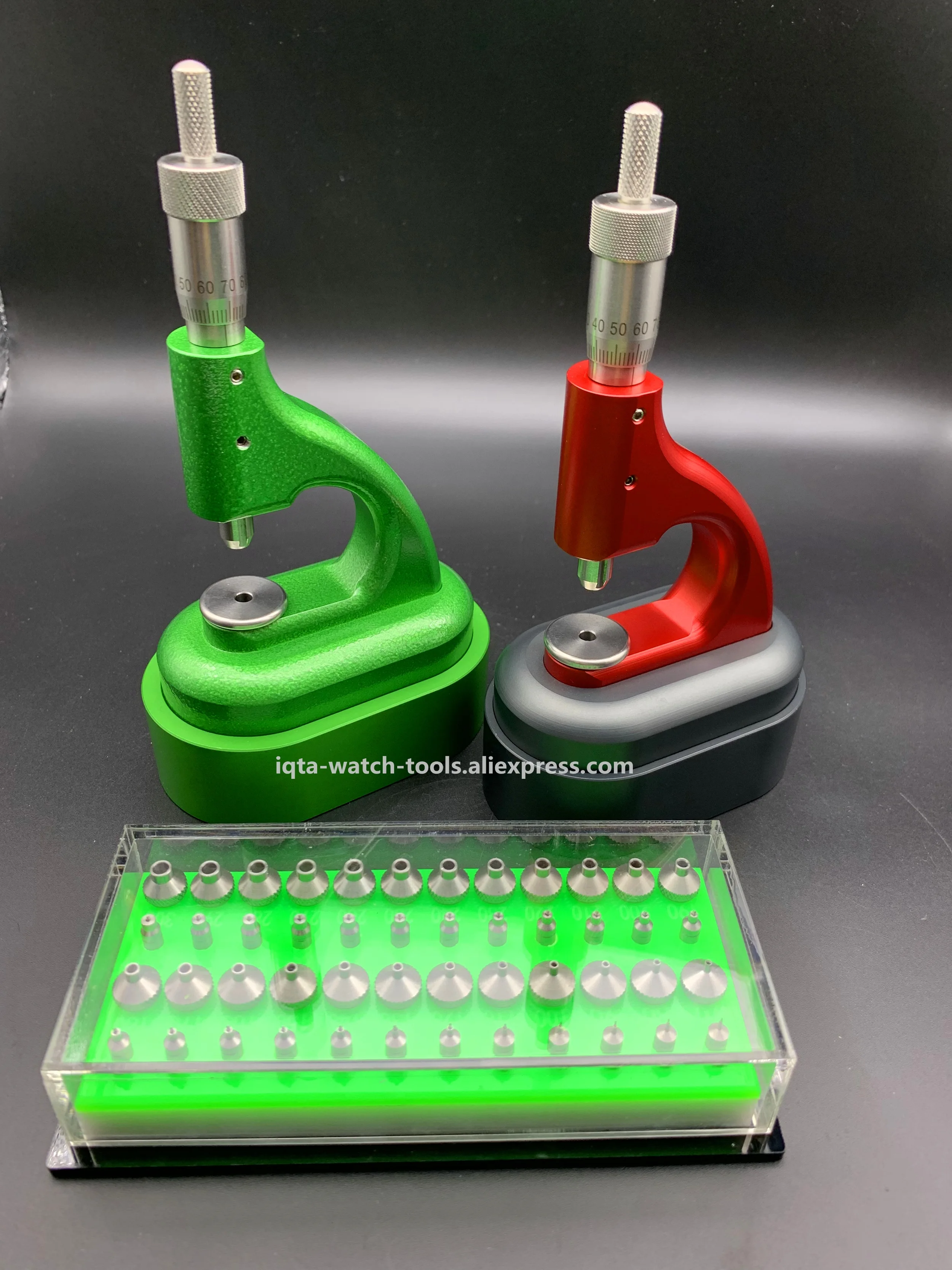 Часовые инструменты, изготовленные в Китае, клон Horotec MSA 13,100(Bergeon 5372), ювелирный инструмент часовщика с микрометрическим винтом 4 мм и 4 мм