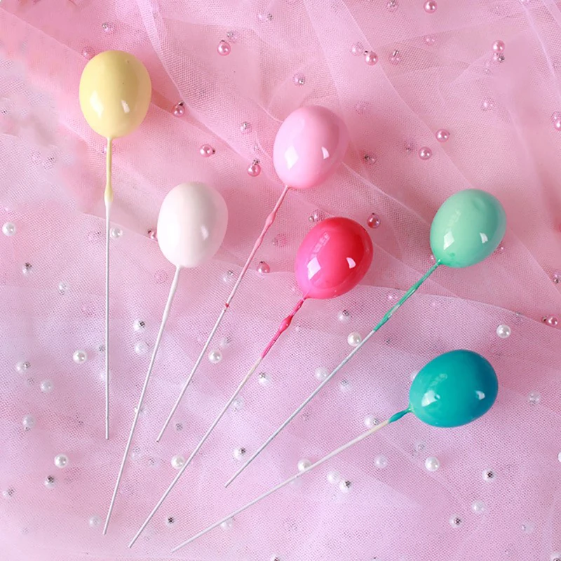 ballon Маленький шар круглый шар торт Топпер десерт торт украшение на день рождения тема День Рождения случайно прекрасные подарки - Цвет: ballon