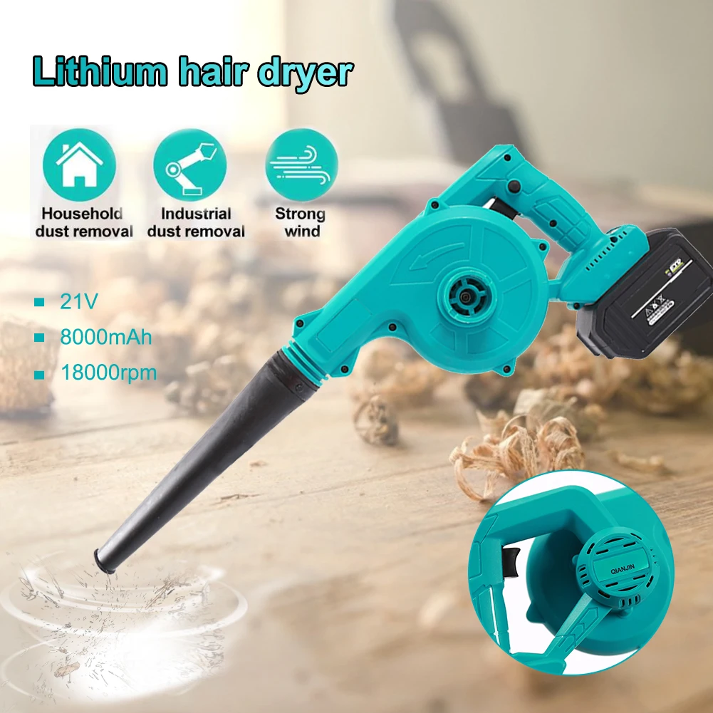 

NewAbeden 18V Cordless Blower Vacuum Clean Air Blower for Dust Blowing Dust Computer Collector Hand Operat Power Tool No Battery