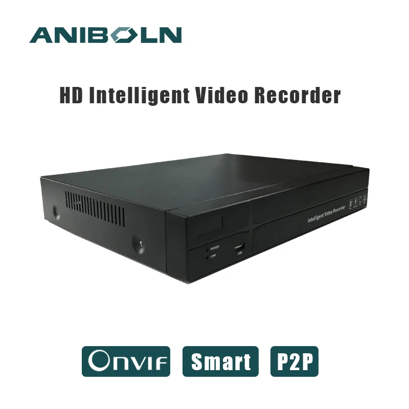 

AI NVR H.265 Max 16CH 4K input 2 HDD Security 32 CH 5MP Video Recorder H.265 Humanoid Detection ONVIF P2P Network Video Recorder