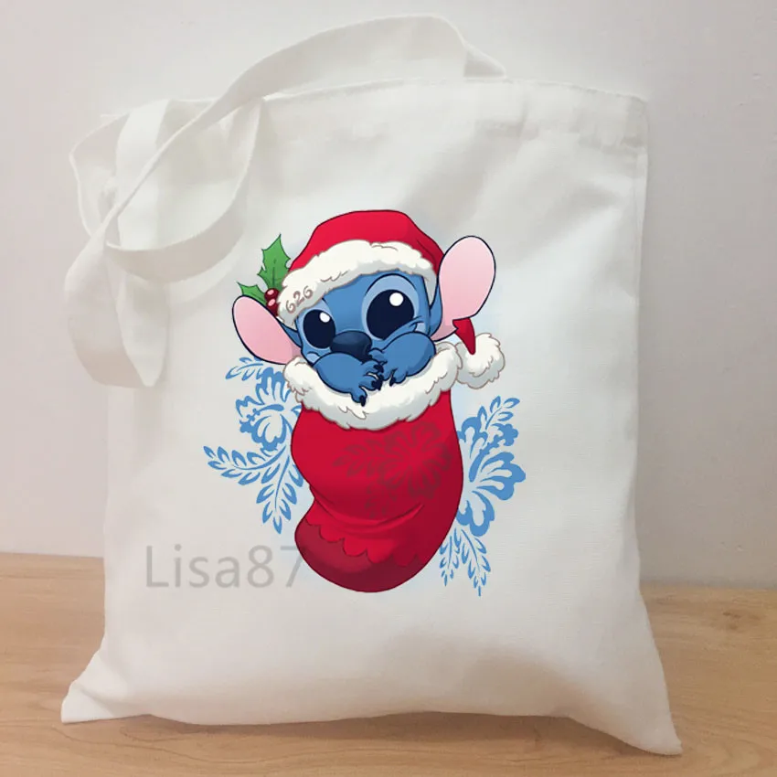 Merry Christmas Casual shoulder shopping bag Toothless print girls hand bag women Tote Bag For Women Tumblr Shopper Bags - Цвет: C3