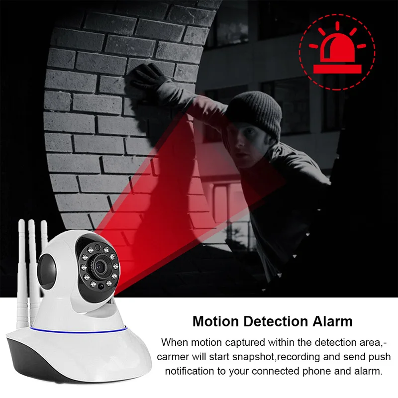 1080P Wireless WIFI IP Camera Home Indoor Security Monitor Smart Network Video System Two Way Audio / Night Vision