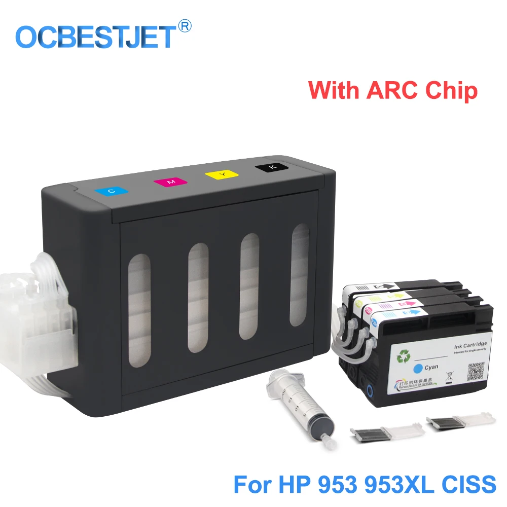 For HP 953XL 953 XL CISS Continuous Ink Supply System For HP Officejet Pro 7740 8210 8710 8715 8740 8720 8725 8730 With ARC Chip|Continuous Ink Supply System| - AliExpress