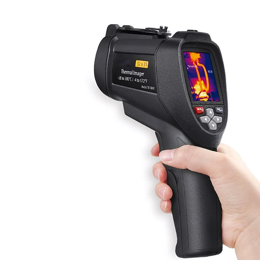 DT-9868 Infrared Thermal Imager TFT 2.2 Inch LCD Screen Infrared Camera Built-in Rechargeable 3.7V Lithium Battery
