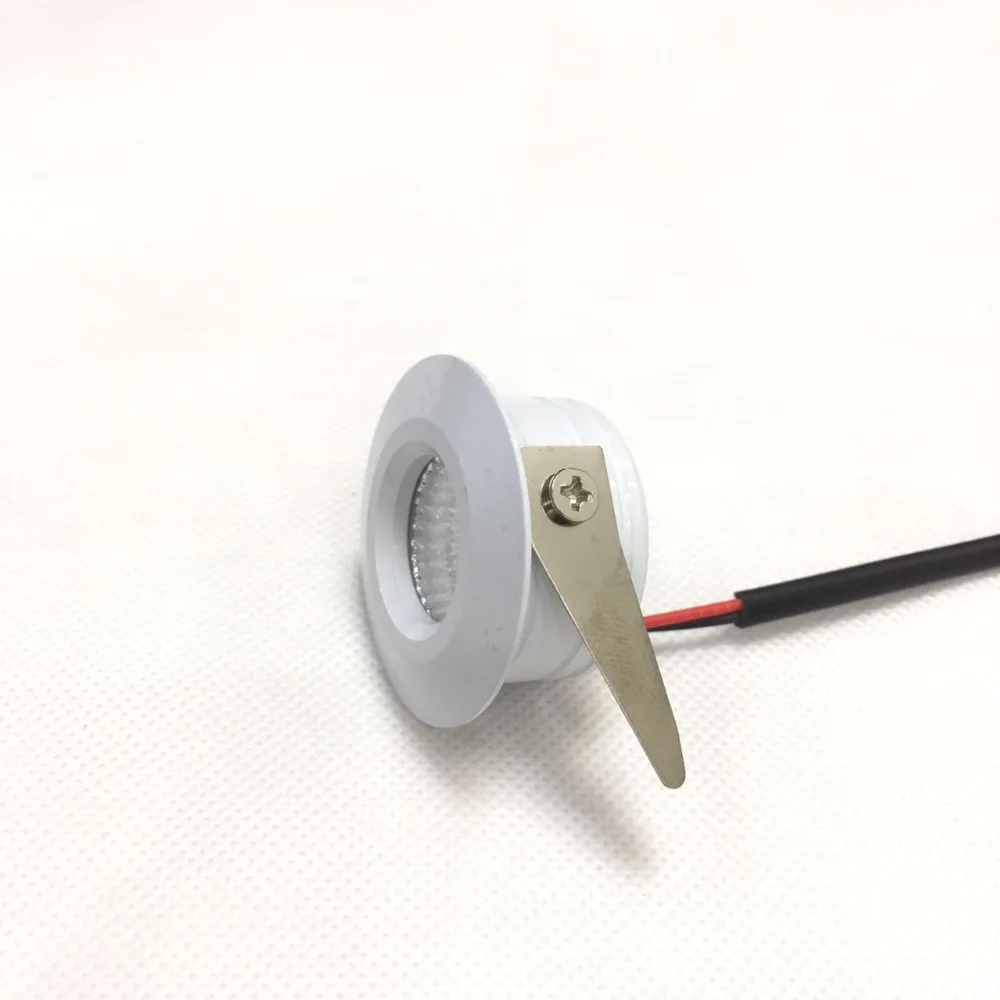 Ac230v DC12V3w 1 Вт белое пятно 20 шт. регулируемый Шаг светодио дный светодиодный вниз свет экономия энергии пятно дома потолочный светильник мини
