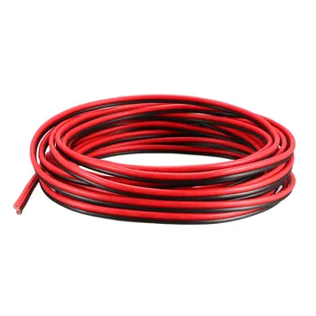 

uxcell Red Black Wire 2-core Extension Cable Cord 16 AWG Tin Plated Copper 5M Length 18AWG 32.8ft
