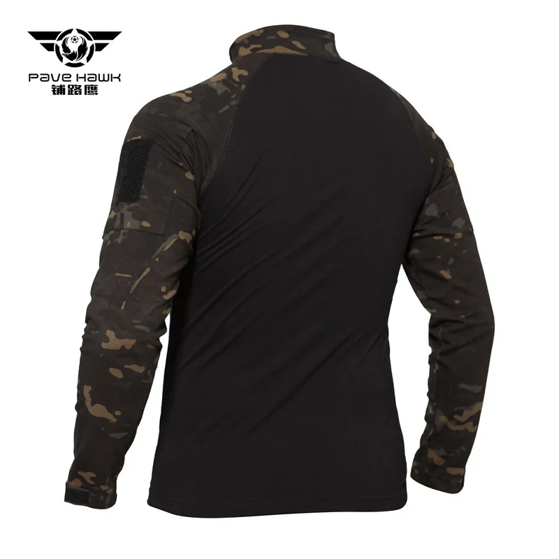 4XL камуфляжная тактическая рубашка, армейские фанаты, полевая тренировочная военная форма, одежда для охоты на открытом воздухе, походные рубашки, вязаные топы