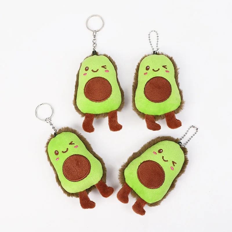 

Ceative Plant Plush Toy Cute Fruit Avocado Key Ring Ladies Bag Pendant Filled Plush Doll Accessories Children's Girl Toy Gift