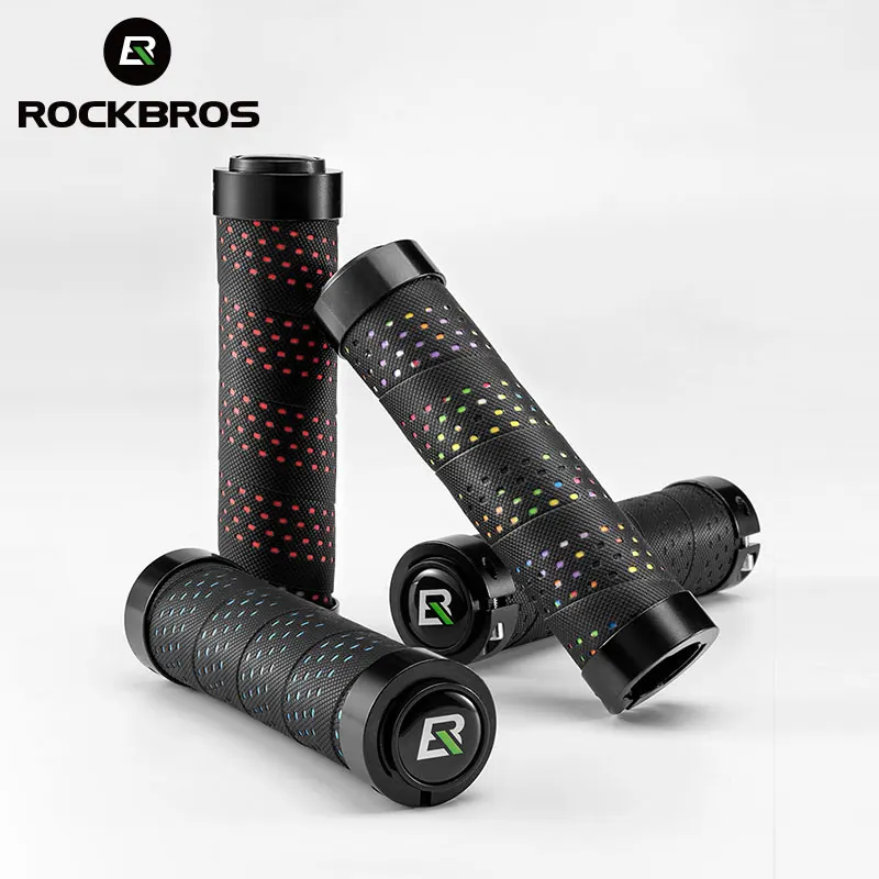 Ручки ROCKBROS для горного велосипеда Нескользящие удобные двухсторонние из