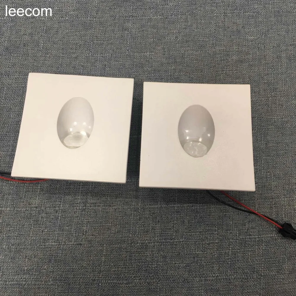 1pcs/lot Led Mini Cabinet Downlight 1w Diameter 80mm 230v White Frame Recessed Ceiling No Flicker Spot Lights For Home